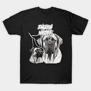 English Bulldog Heavy Metal Dog Lover T-Shirt